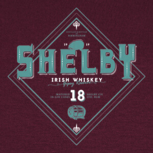 T-shirt whisky di Shelby