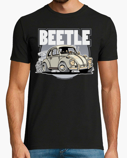 White beetle t-shirt