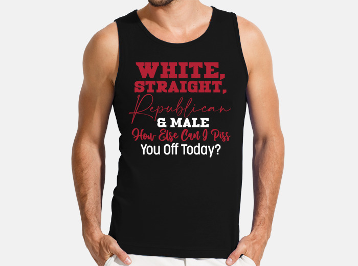 White Straight Republican and Male T-Shirt