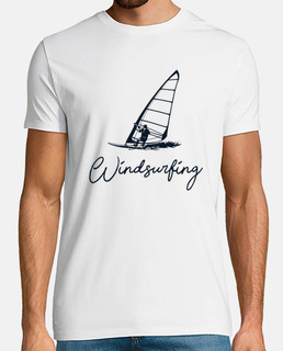 Windsurfing Silhouette Surfer Water Sports Windsurfer
