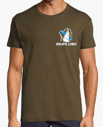 Wolf group retro design t-shirt