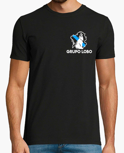 Wolf group retro design t-shirt