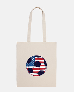 women&#39;s bag tote bag supporter of the jersey and the ball of the united states team qatar footba