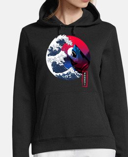 Women, hoodie, black