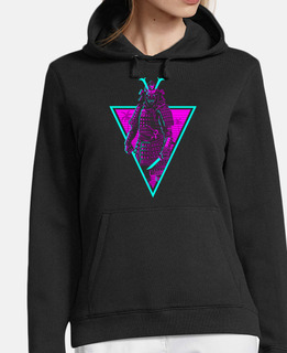 Women, hoodie, black