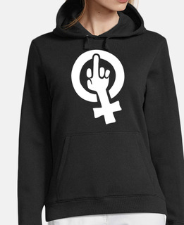 Women, hoodie, black