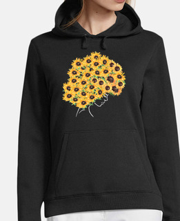 Women, hoodie, black