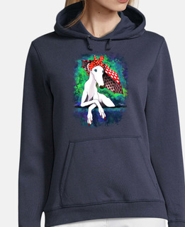 Women, hoodie, dark blue