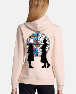 Women, hoodie, pink