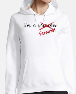 Women, hoodie, white