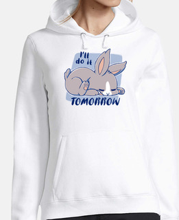Women, hoodie, white