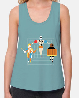 Women, Tank top, Royal Blue