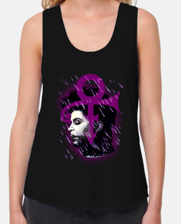 Women's racer back tank top & Loose Fit, Black