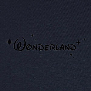Camisetas Wonderland color negro