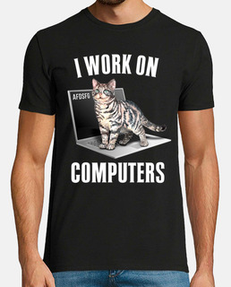 work with computers and cats english