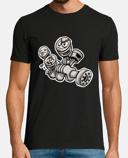 Working Engine Pistons Car Mechanic