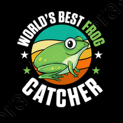 Worlds best frog catcher bullfrog t-shirt