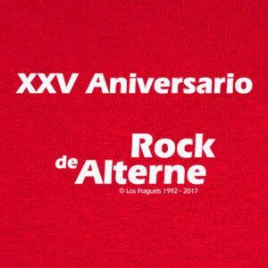 Camisetas XXV Aniversario - Rock de Alterne