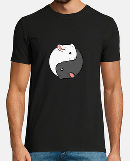 yin yang chinchilla maman propriétaire rétro amoureux des animaux