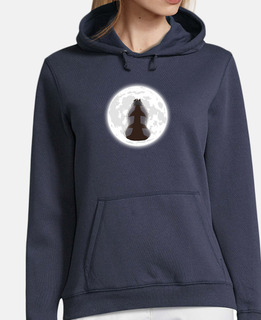 yip yip nelle ragazze luna hoodie