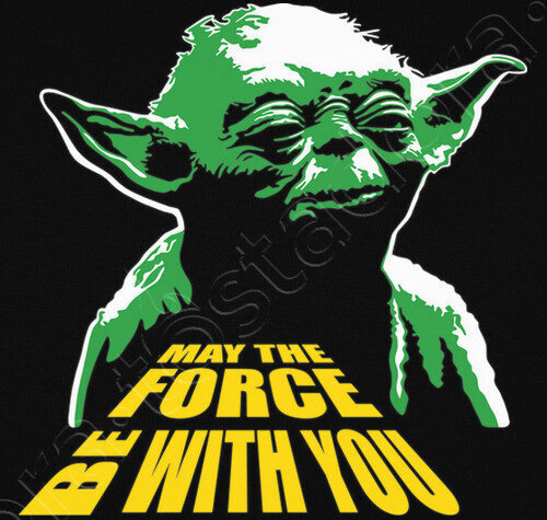 Yoda May The Force Be With You Star Wars T Shirt