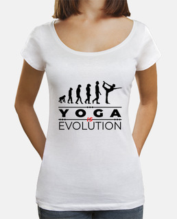 Yoga is evolution Message Humour