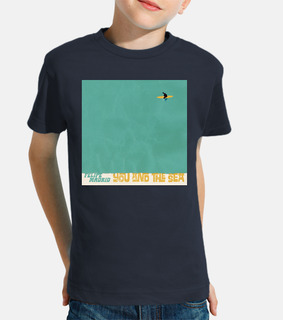you and the sea, kids t- t-shirt