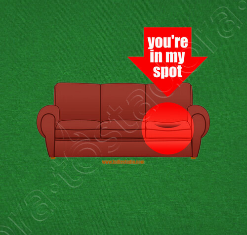 You are in my spot t-shirt - 284694 - tudi