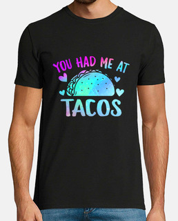 You Had me at Tacos Womens Taco Shirt Funny Shirts For Women Cute Taco Shirt Mexican Food Shirt Taco
