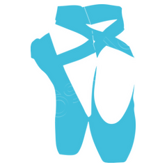 Zapatillas de ballet azules hot sale