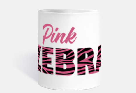 zebra rosa