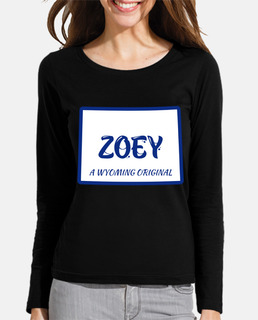 Zoey A Wyoming Original With outline of