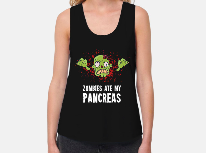 Zombies Ate My Pancreas Funny Diabetes Shirt For Kid Women