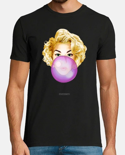 Tee-shirt « bubblegum pop art 02 » par desatikha 