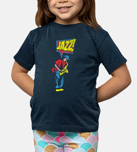 Ropa  jugador de saxofón estilo de dibujos animados