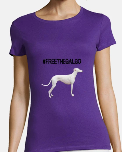 Tee-shirt « libérez le galgo » par desatikha arts