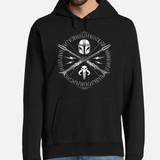 -shirt à capuche, noir