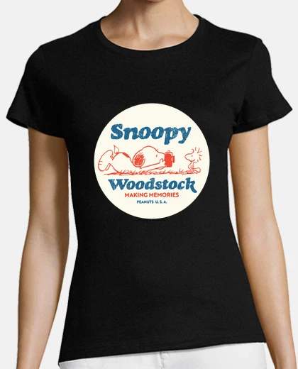 Tee-shirt  Snoopy Woodstock photo memories