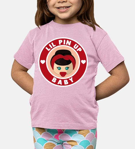 Vêtements  t-shirt  de bébé pin up girl