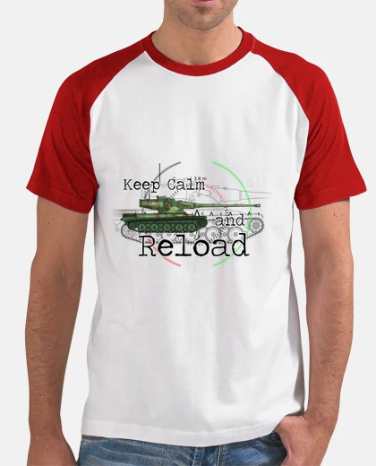 Tee-shirt  tee shirt  homme keep calm and recharger