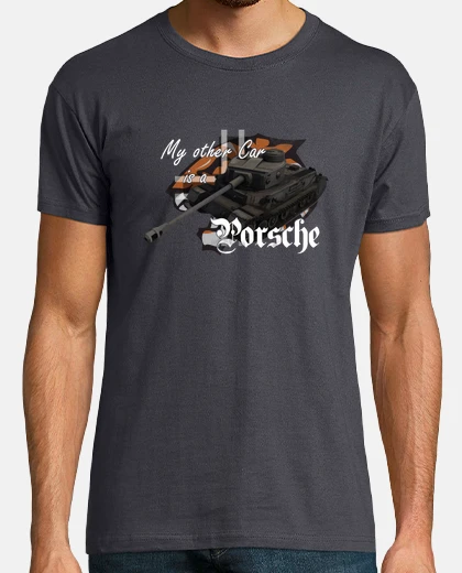 Tee-shirt  tee shirt  homme mon autre réservoir est un porsche