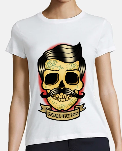 Tee-shirt  tête de mort  vieux !!!