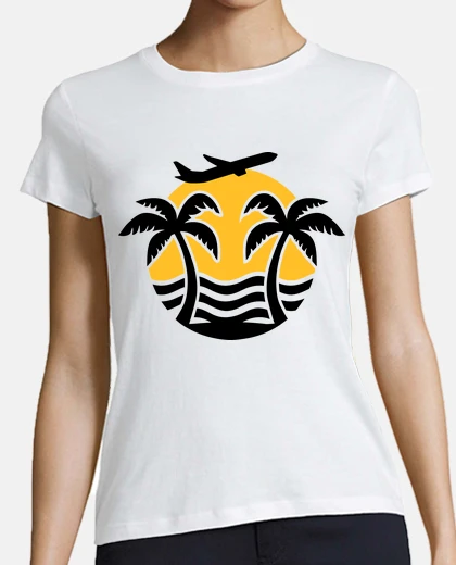 T-shirt  vacanze estive- aereoplano
