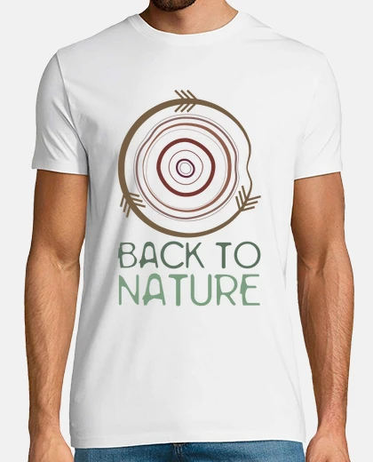 T-shirt 1 back alla natura