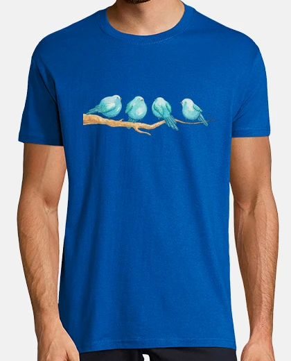 Tee-shirt 1. chat des oiseaux