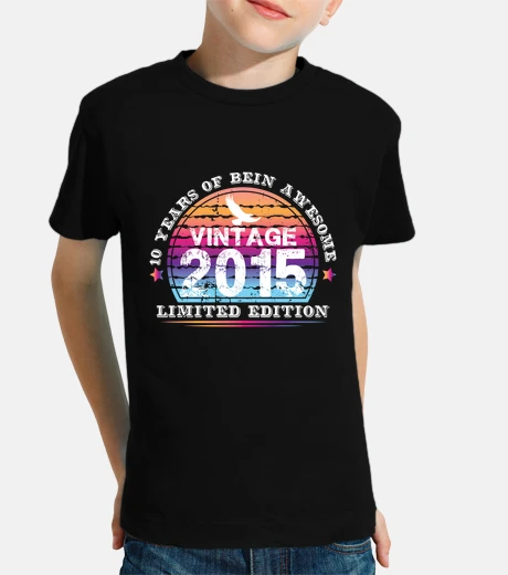 Ropa 10 años regalo de cumpleaños vintage de 2015