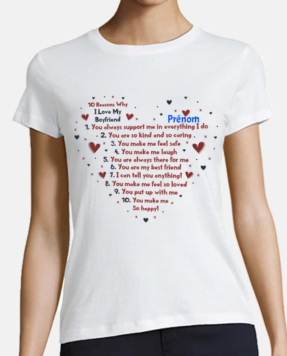 T-shirt 10 motivi per cui amo la mia piccola associazione