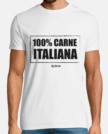 T-shirt 100% carne bovina Itali ana
