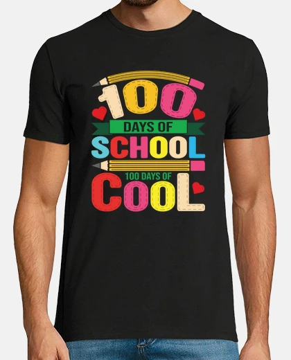 T-shirt 100 giorni di trendy scuola