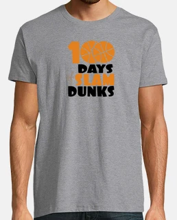 100 Days of School 100 Days of Slam Dunks Basketball 100th Day of School